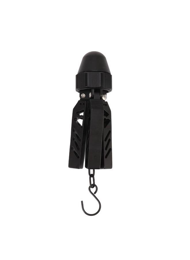 Camping Tripod Aluminum Alloy Stable Multifunctional Black A Shaped Tent Support Pole for Outdoor