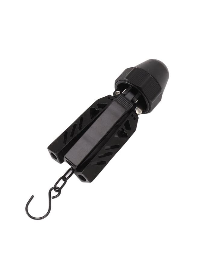 Camping Tripod Aluminum Alloy Stable Multifunctional Black A Shaped Tent Support Pole for Outdoor