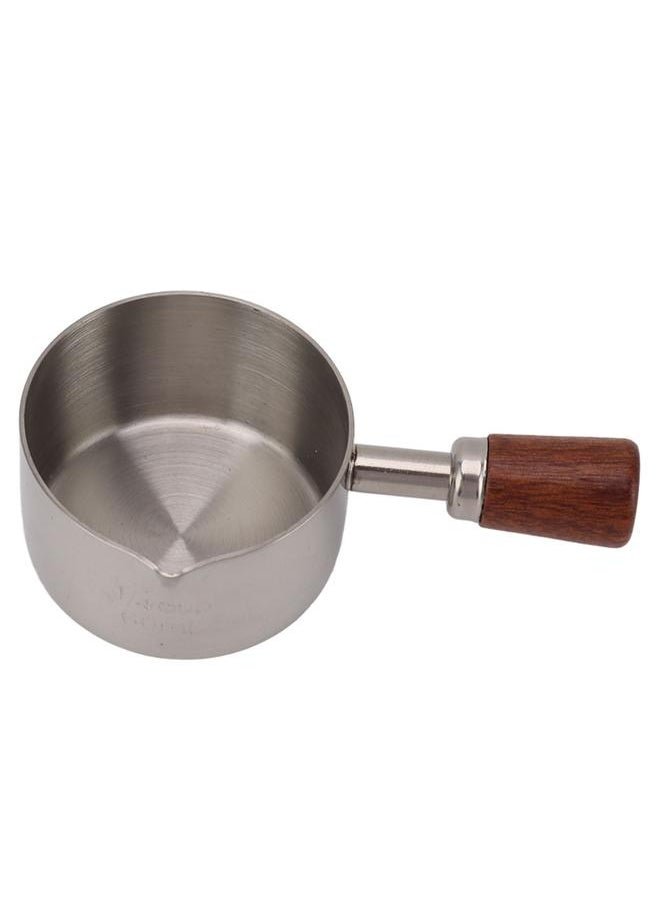 Cooking Sauce Cup Professional 304 Stainless Steel Sauce Cup with Handle for Cooking Banquet Outdoor Picnic Silver 60ml