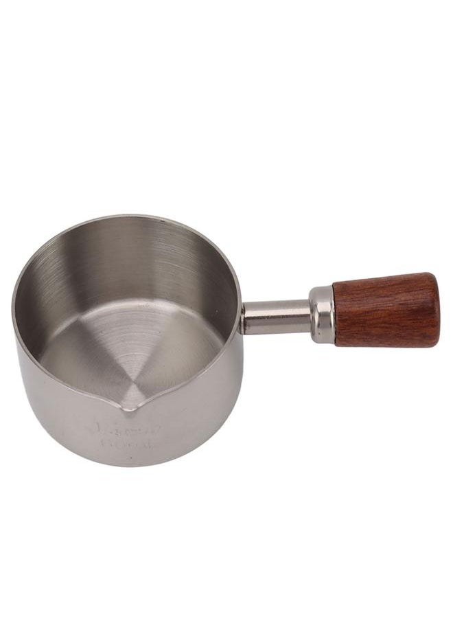 Cooking Sauce Cup Professional 304 Stainless Steel Sauce Cup with Handle for Cooking Banquet Outdoor Picnic Silver 60ml