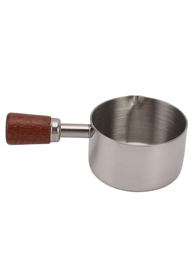 Cooking Sauce Cup Professional 304 Stainless Steel Sauce Cup with Handle for Cooking Banquet Outdoor Picnic Silver 60ml