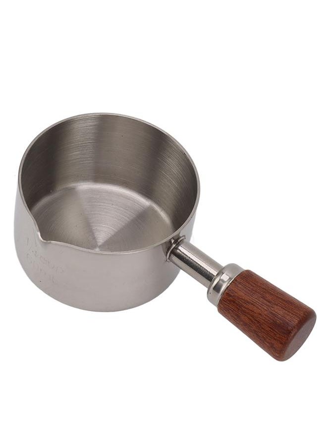 Cooking Sauce Cup Professional 304 Stainless Steel Sauce Cup with Handle for Cooking Banquet Outdoor Picnic Silver 60ml