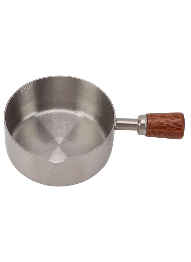 Cooking Sauce Cup Professional 304 Stainless Steel Sauce Cup with Handle for Cooking Banquet Outdoor Picnic Silver 125ml