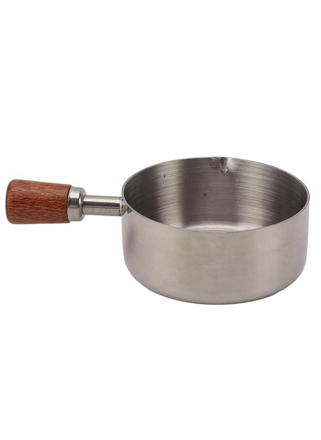 Cooking Sauce Cup Professional 304 Stainless Steel Sauce Cup with Handle for Cooking Banquet Outdoor Picnic Silver 125ml