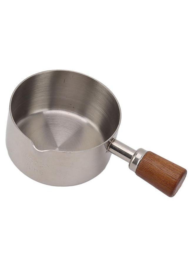 Cooking Sauce Cup Professional 304 Stainless Steel Sauce Cup with Handle for Cooking Banquet Outdoor Picnic Silver 80ml