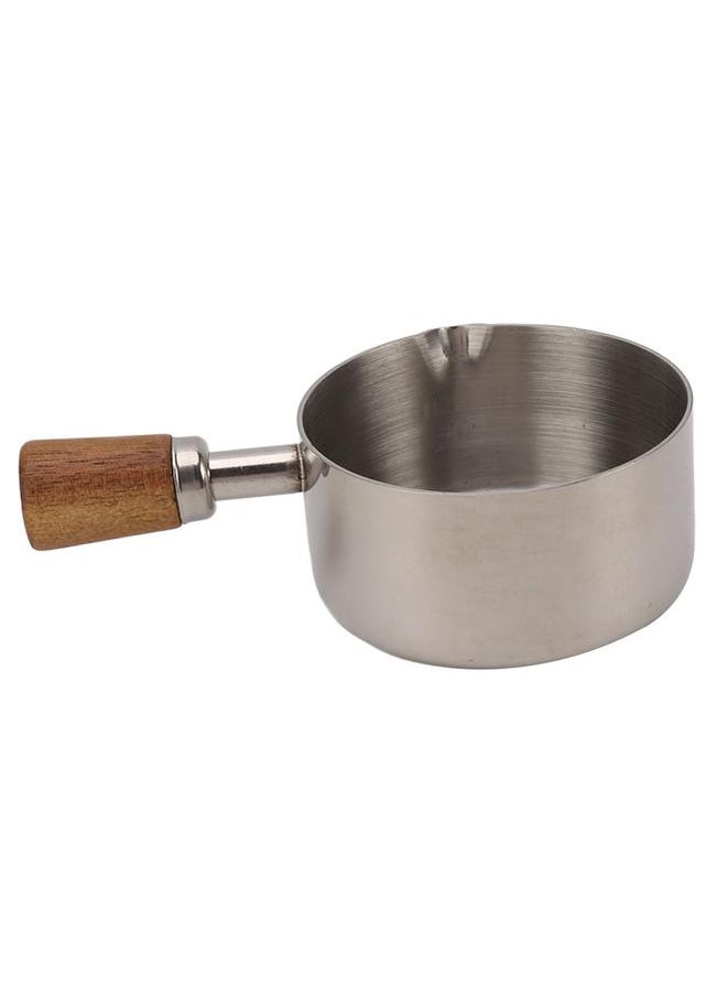 Cooking Sauce Cup Professional 304 Stainless Steel Sauce Cup with Handle for Cooking Banquet Outdoor Picnic Silver 80ml