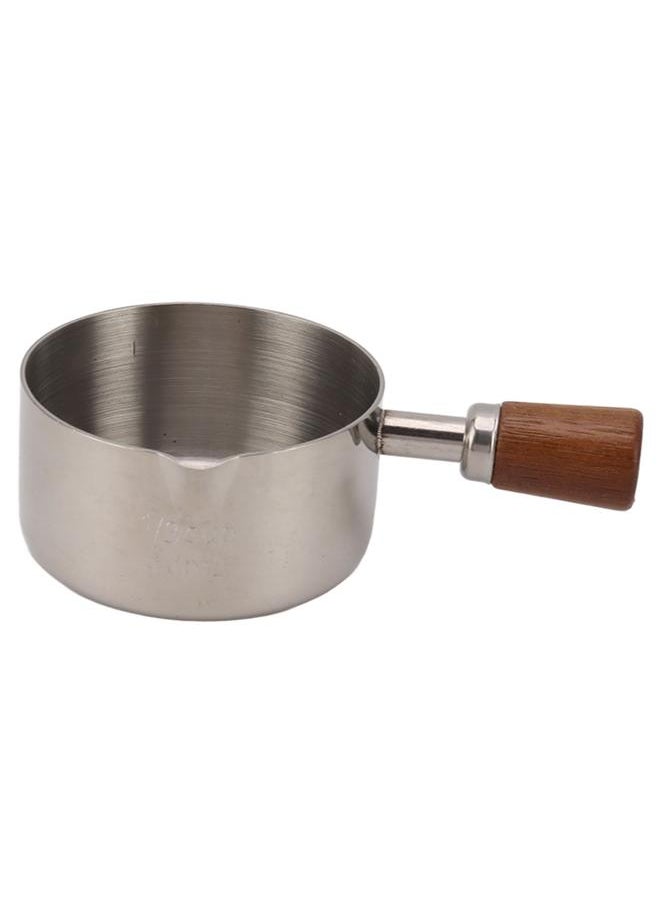 Cooking Sauce Cup Professional 304 Stainless Steel Sauce Cup with Handle for Cooking Banquet Outdoor Picnic Silver 80ml