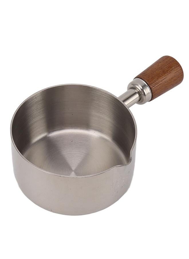 Cooking Sauce Cup Professional 304 Stainless Steel Sauce Cup with Handle for Cooking Banquet Outdoor Picnic Silver 80ml