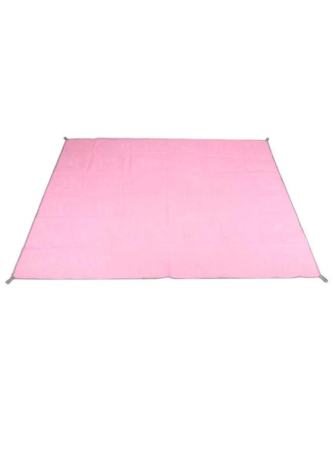Outdoor Waterproof Portable Foldable Mat Picnic Camping Beach Self-driving Tour (Pink)