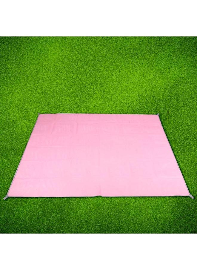 Outdoor Waterproof Portable Foldable Mat Picnic Camping Beach Self-driving Tour (Pink)