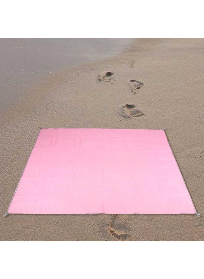 Outdoor Waterproof Portable Foldable Mat Picnic Camping Beach Self-driving Tour (Pink)