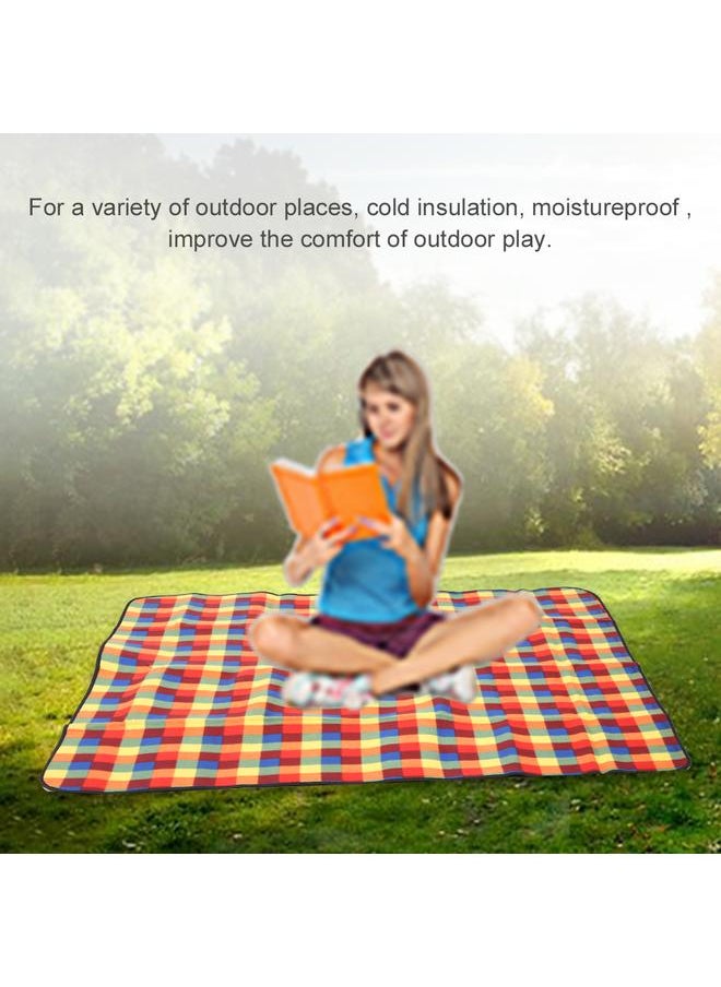 Outdoor Portable Cotton Picnic Mat Waterproof Dirt Resistant Moistureproof Blankets