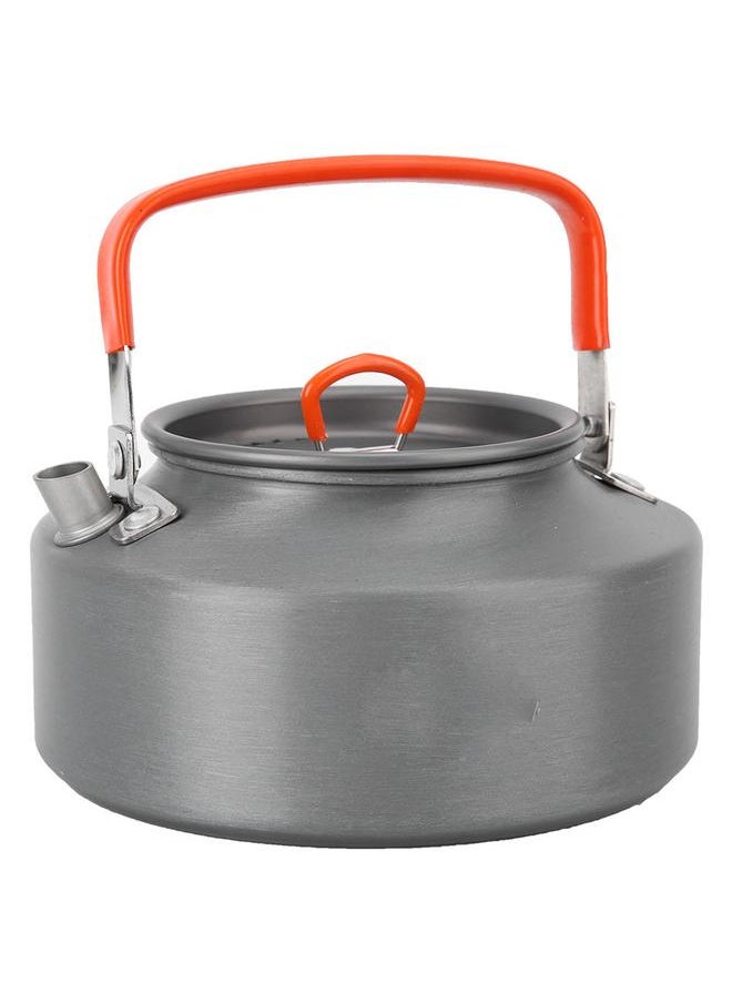 Outdoor Portable Aluminium Alloy 1.1L Water Coffee Pot Teapot for Camping Picnic Hiking