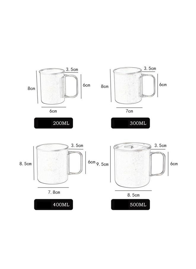 4PCS Camping Mug Portable Stainless Steel Coffee Cup with Foldable Handle and Lid for Backpacking Hiking Fishing Survival Adventure