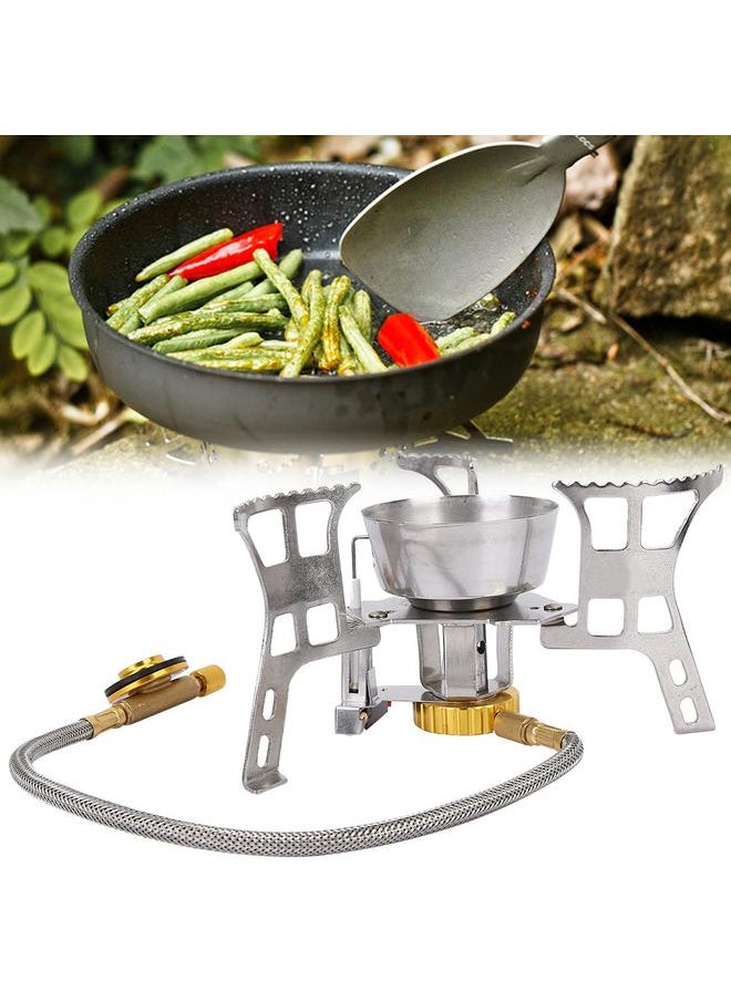 Outdoor Stainless Steel Camping Portable Mini Picnic Barbecue Gas Burner Split Stove