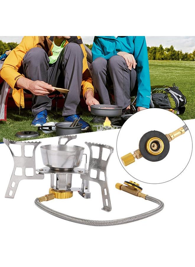 Outdoor Stainless Steel Camping Portable Mini Picnic Barbecue Gas Burner Split Stove