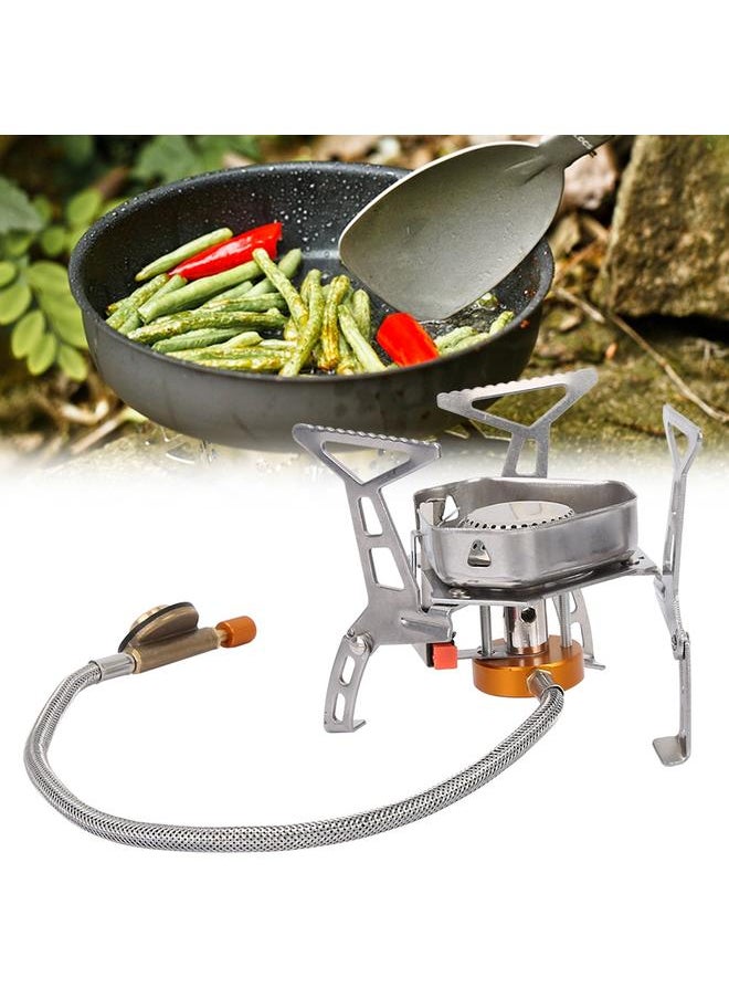 Outdoor Stainless Steel Camping Portable Mini Picnic Barbecue Gas Burner Split Stove