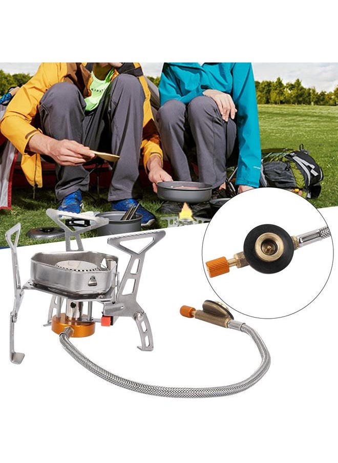 Outdoor Stainless Steel Camping Portable Mini Picnic Barbecue Gas Burner Split Stove