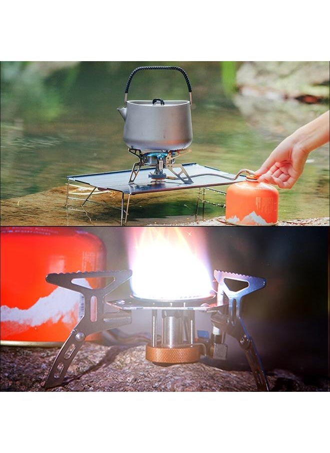 Outdoor Stainless Steel Camping Portable Mini Picnic Barbecue Gas Burner Split Stove