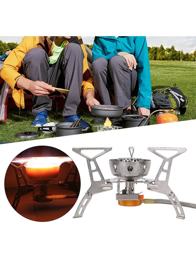 Outdoor Stainless Steel Camping Portable Mini Picnic Barbecue Gas Burner Split Stove