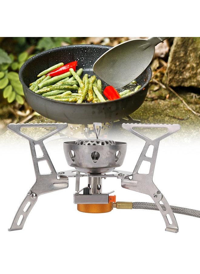 Outdoor Stainless Steel Camping Portable Mini Picnic Barbecue Gas Burner Split Stove