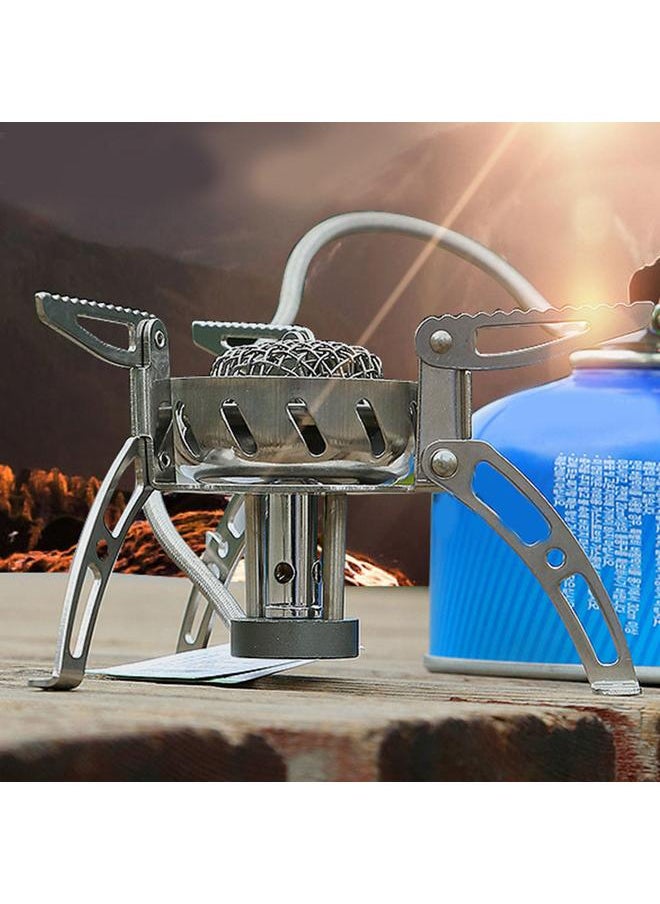 Outdoor Portable Windproof Mini Burner Picnic Barbecue Cooking Gas Furnace Stove