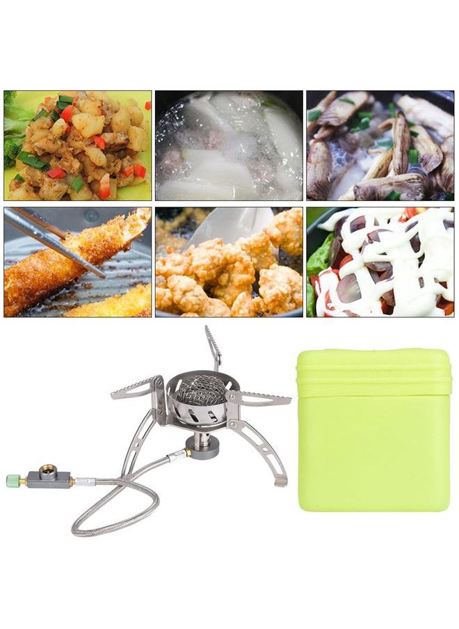 Outdoor Portable Windproof Mini Burner Picnic Barbecue Cooking Gas Furnace Stove