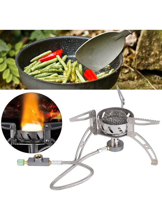 Outdoor Portable Windproof Mini Burner Picnic Barbecue Cooking Gas Furnace Stove