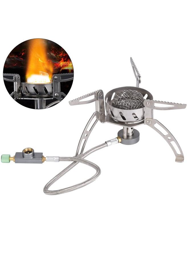 Outdoor Portable Windproof Mini Burner Picnic Barbecue Cooking Gas Furnace Stove