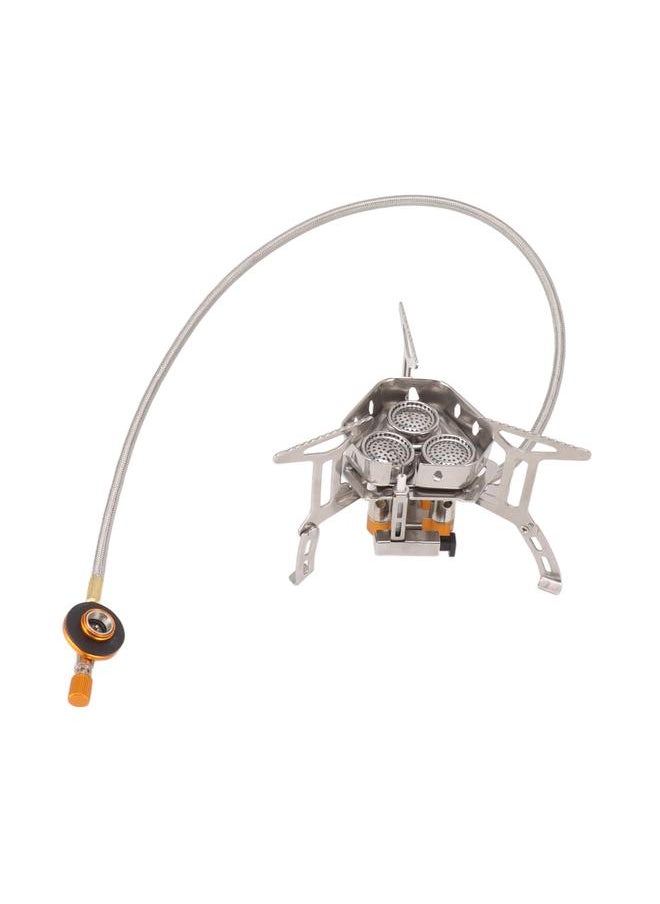 Camping Gas Stove Foldable Windproof Mini Camp Stove Cooker Electronic Ignition for Outdoor