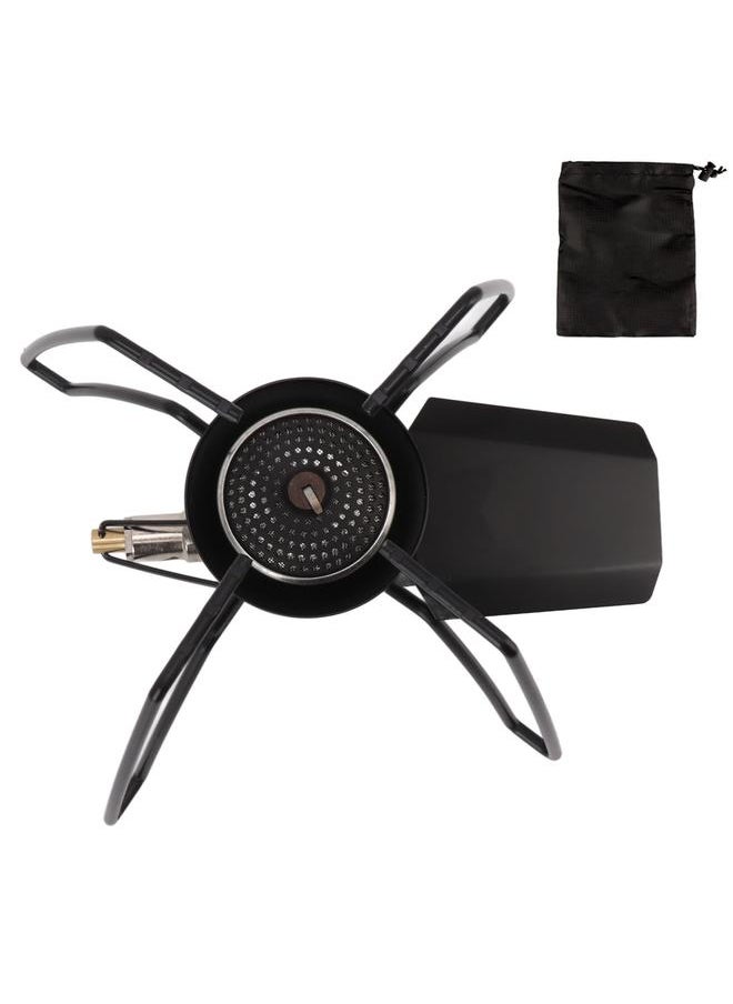 Outdoor Folding Gas Stove Mini Portable Strong Firepower Easy Control BBQ Camping Gas Stove