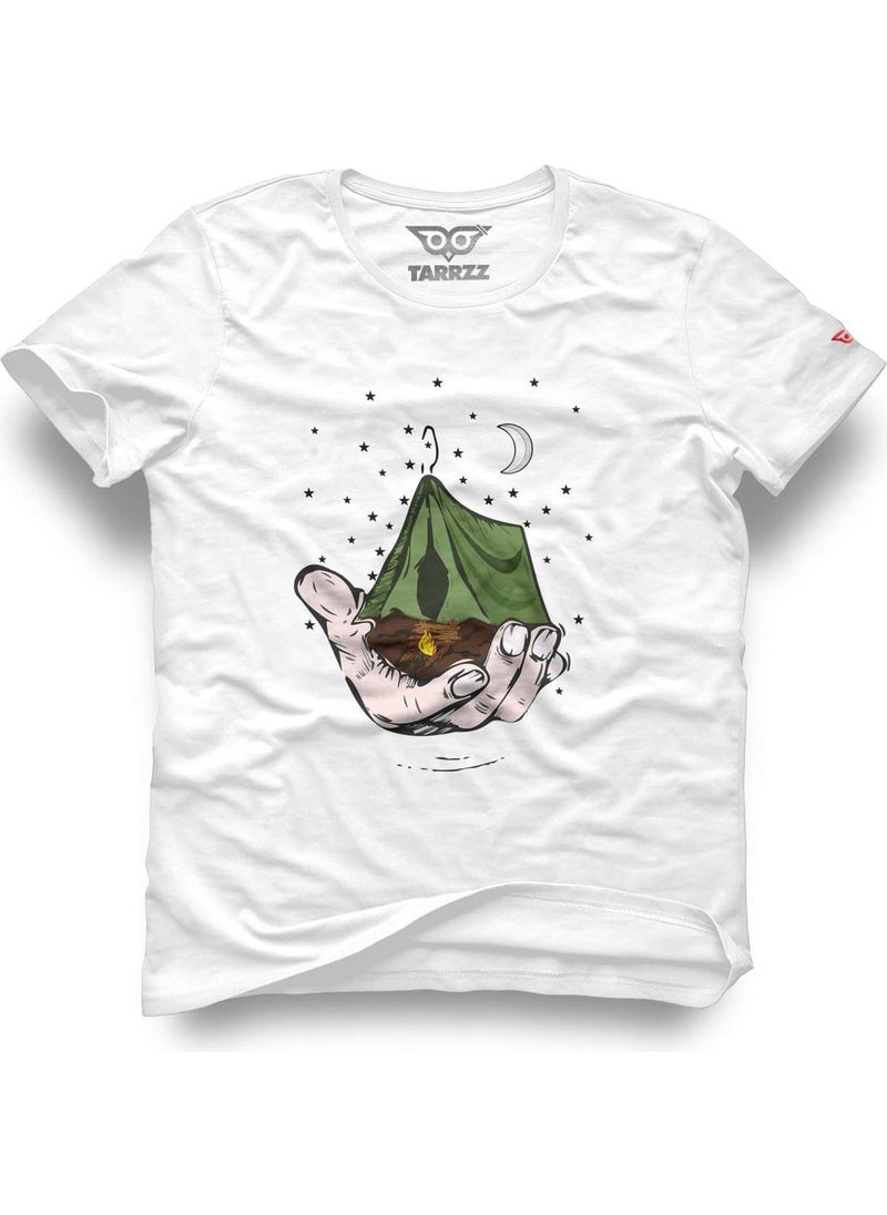 Camping and Night Design T-Shirt
