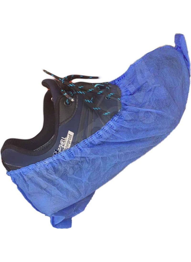 Disposable Interlining Overshoes Cloth Overshoes 300 Pack Blue
