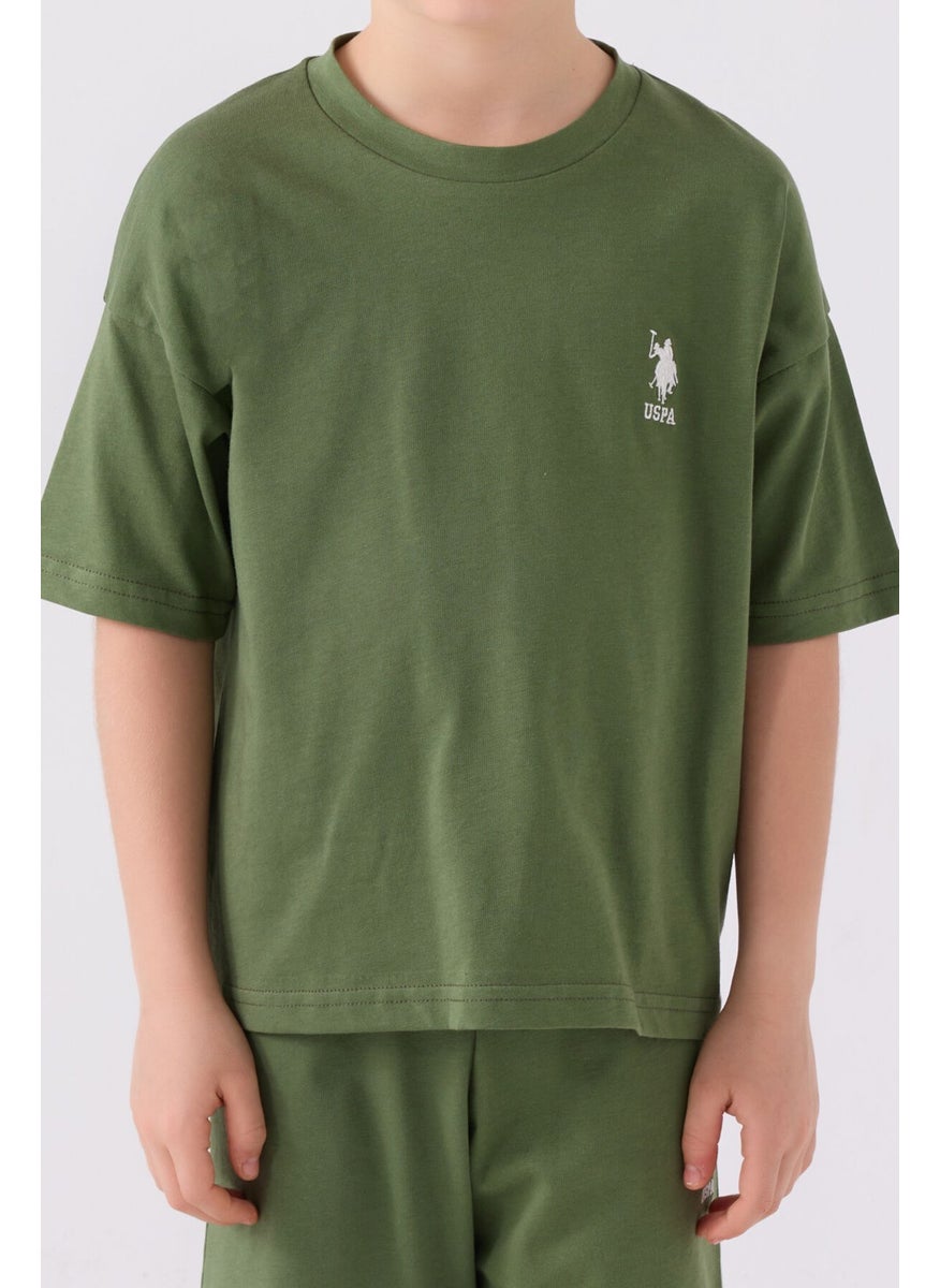 Boys Hunter Green Bermuda Set