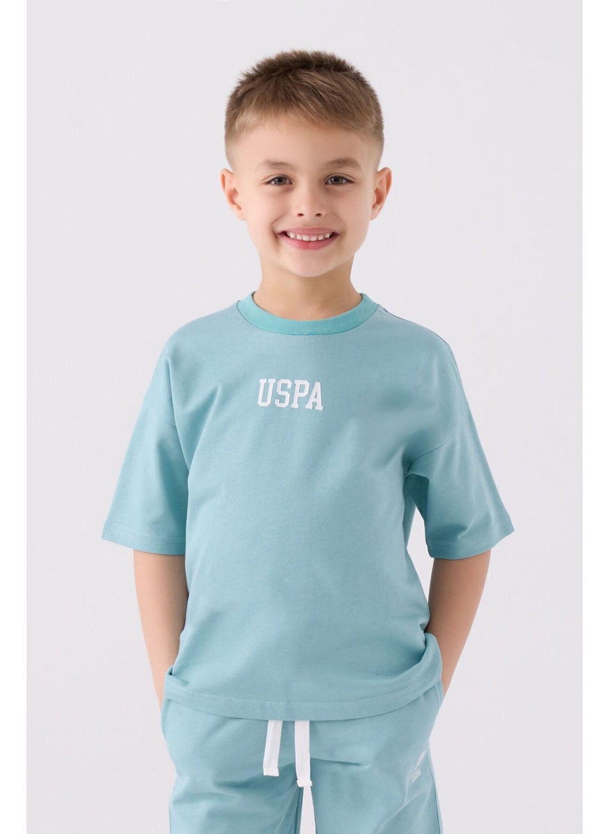 Boys Bermuda Set Light Cyan
