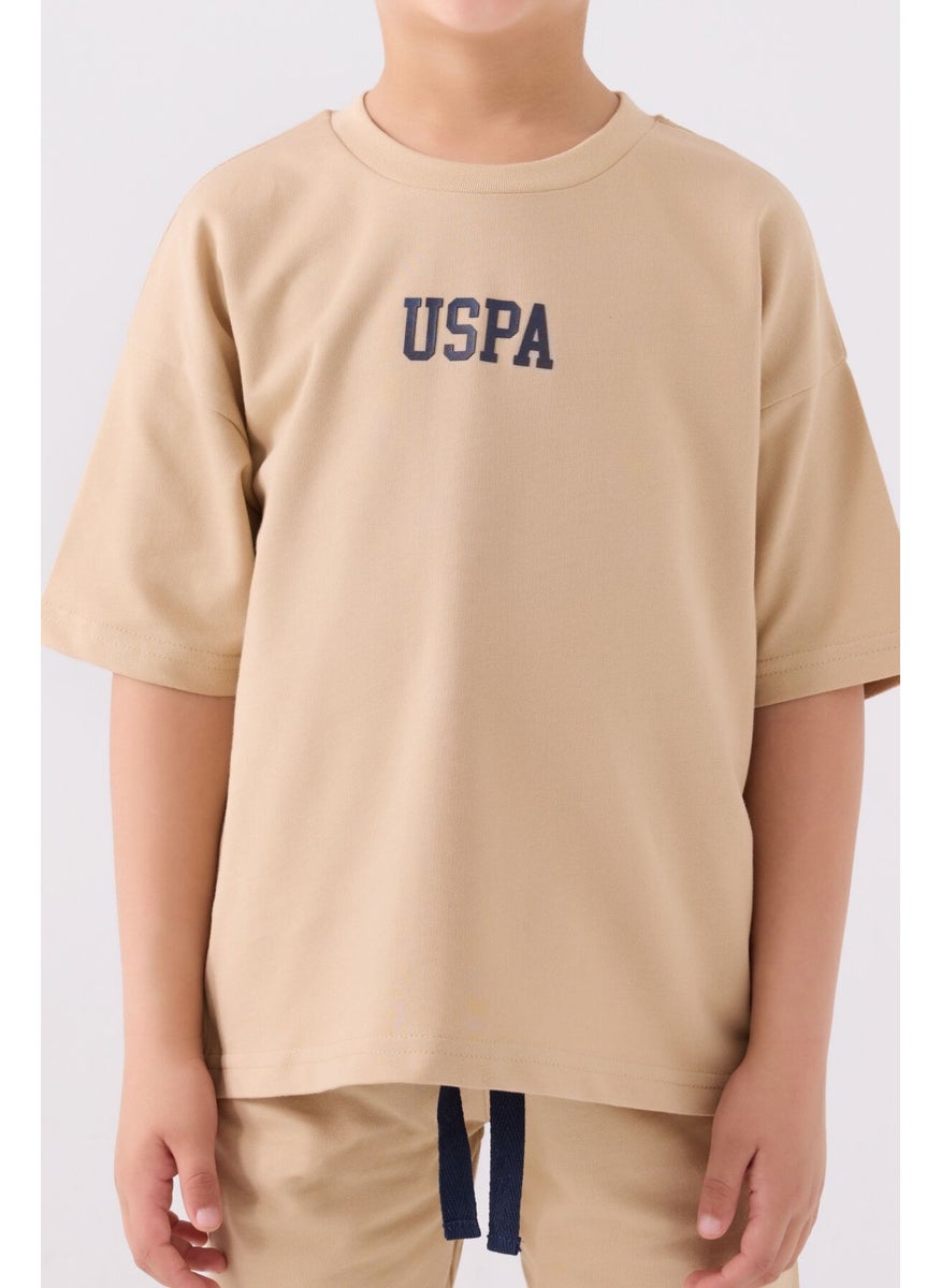 Boy's Bermuda Suit Beige