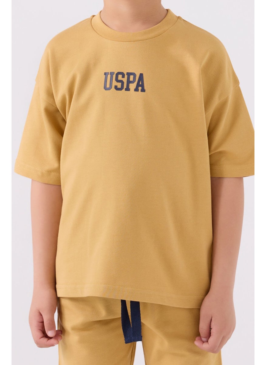Boys Bermuda Suit Mustard
