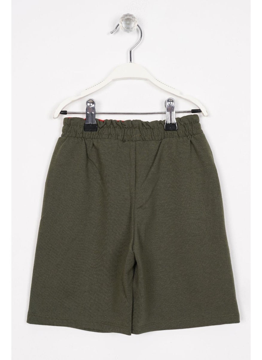 USA Printed Khaki Color Boy Capri