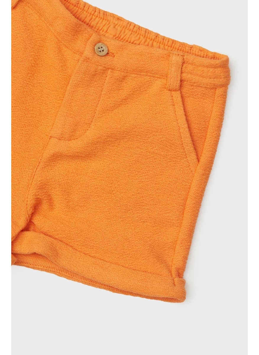 Baby Boy Orange Shorts