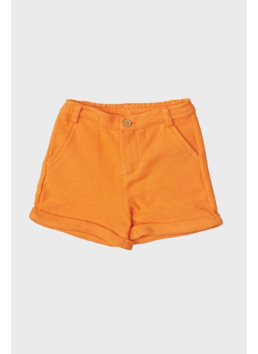 Baby Boy Orange Shorts