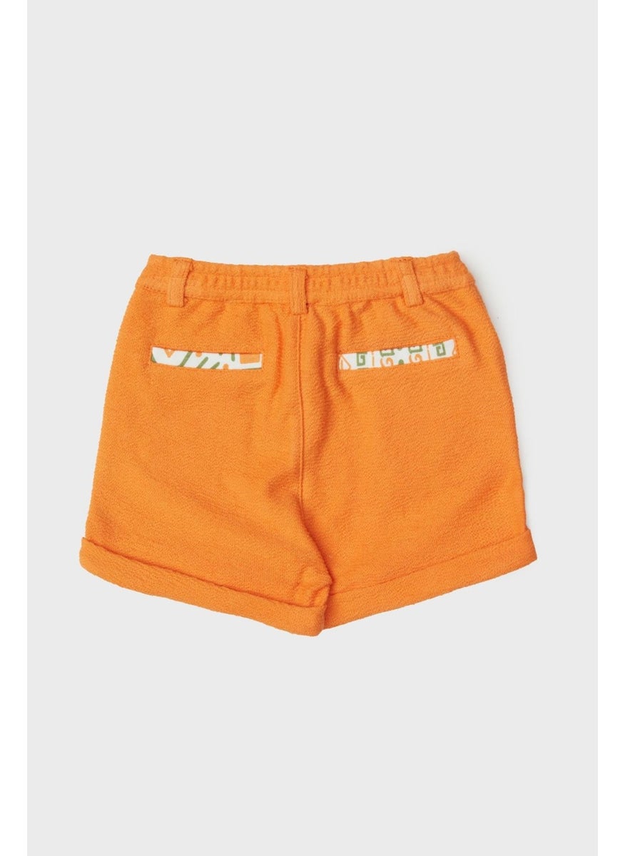 Baby Boy Orange Shorts