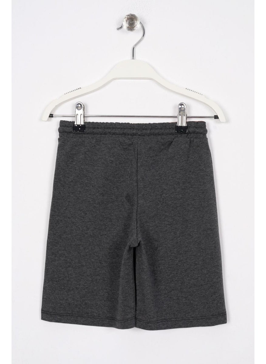 USA Printed Anthracite Color Boy's Capri