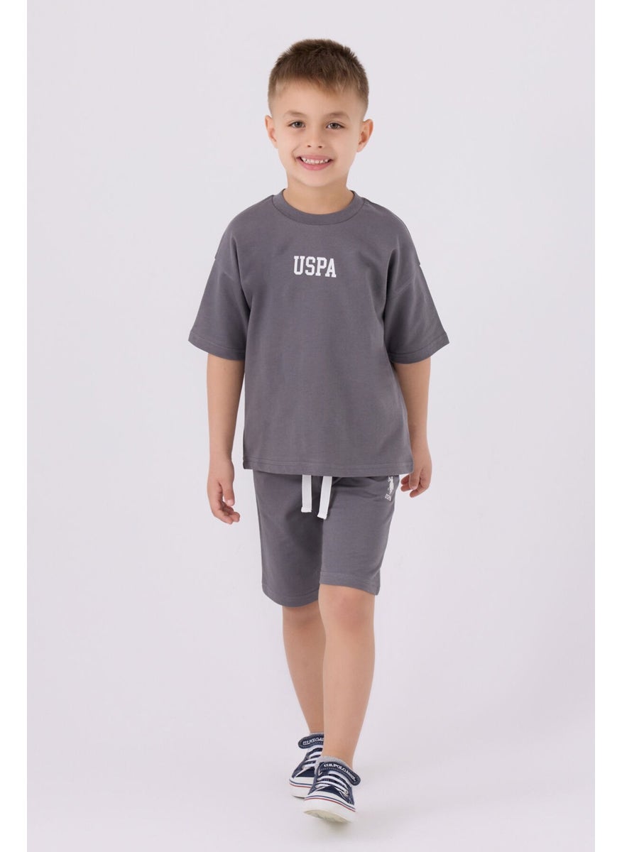 Boys Anthracite Bermuda Suit