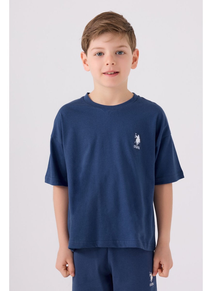 Boys' Petrol Blue Bermuda Set