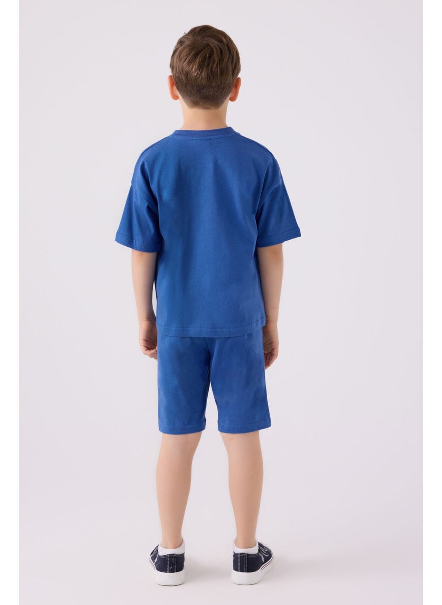 Boys Cobalt Bermuda Set