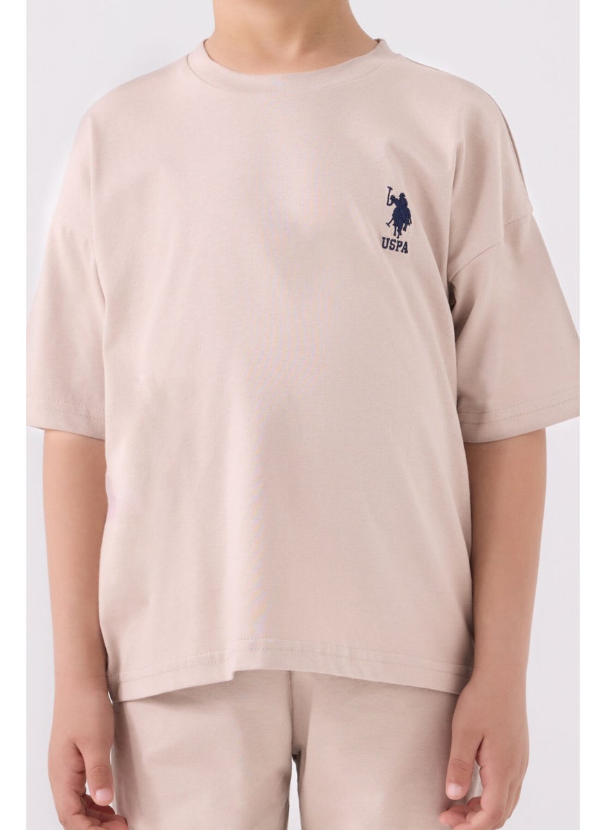 Boys Stone Bermuda Set