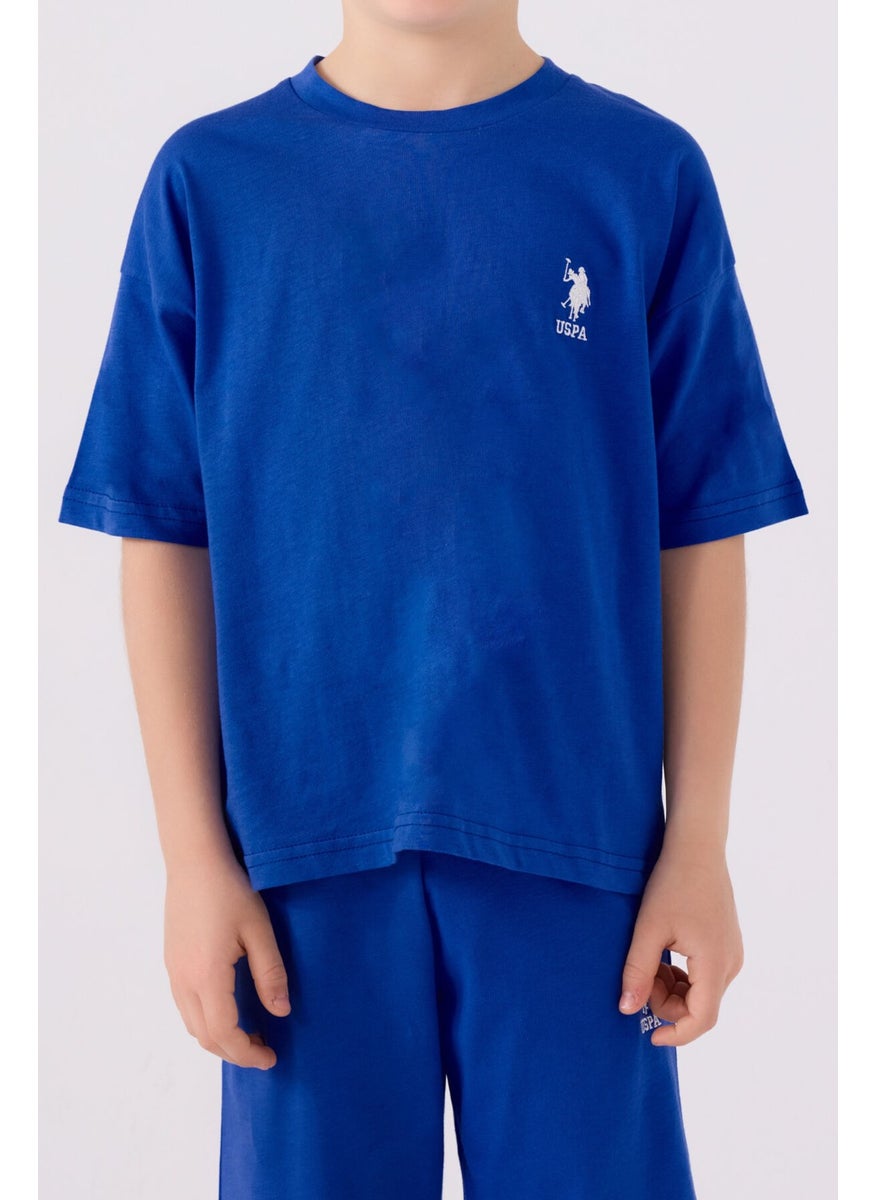 Boys Midnight Blue Bermuda Set
