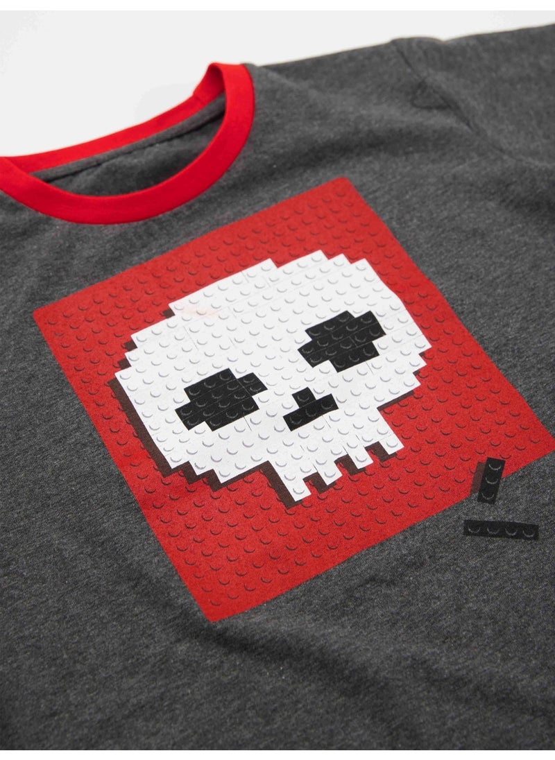 Skull Boy T-Shirt Baggy Capri Set