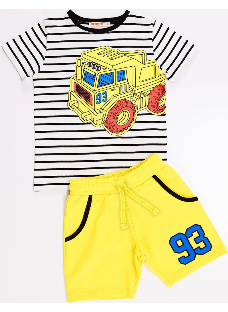 93 Truck Boy T-shirt Shorts Set