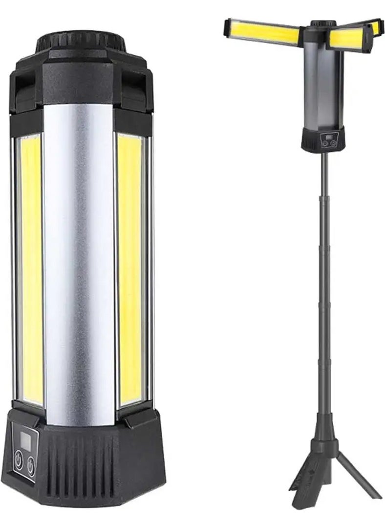 Powermaster Work Lamp 35 Watt 3 Wing Standing Camping Lamp Floodlight Lighting Suspended